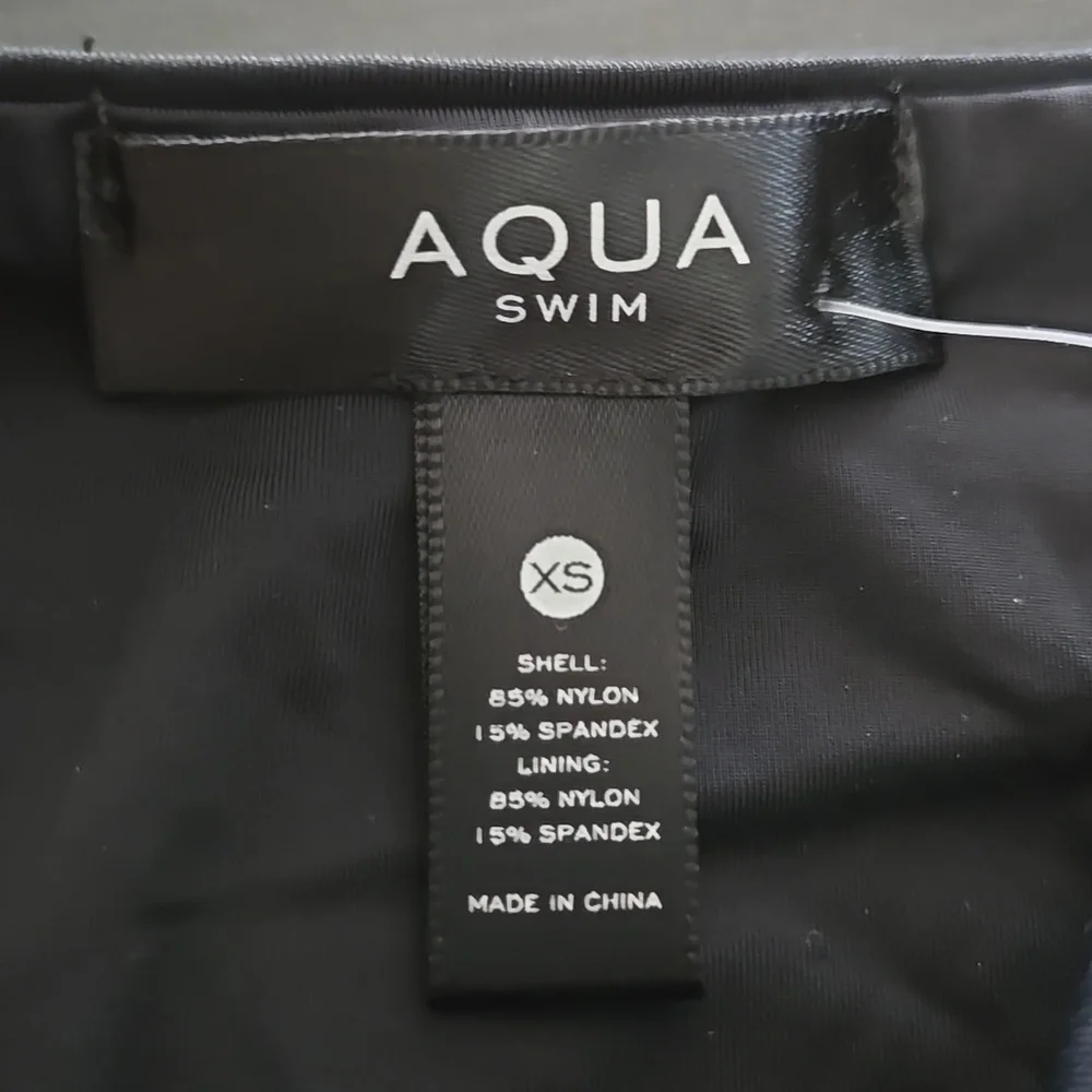 AQUA Black Bikini Bottom, SIZE XSMALL